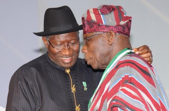 Former Pres. Jonathan felicitates with Obasanjo at 82