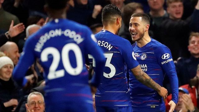 Premier League: Hazard brace pulls Chelsea to third