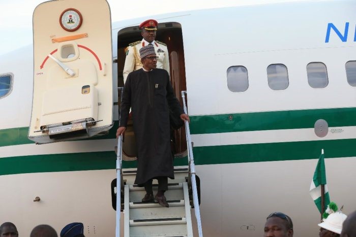 Pres. Buhari returns from 10-day visit to London