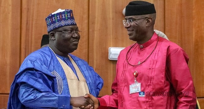 Lawan, Omo-Agege emerge Senate President, Deputy