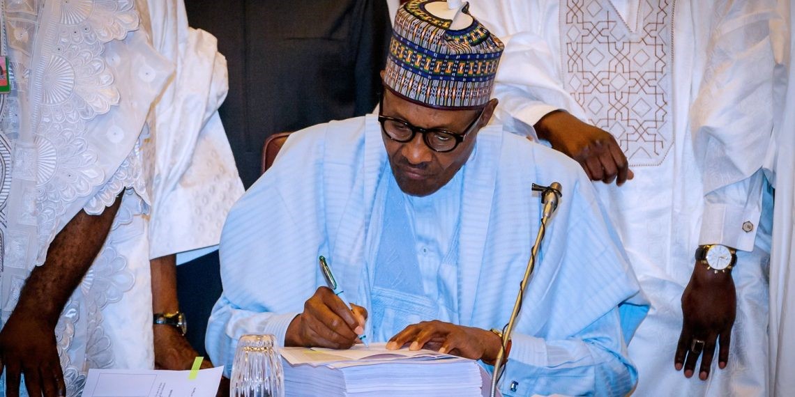 Buhari signs 9 bills into law, declines 19
