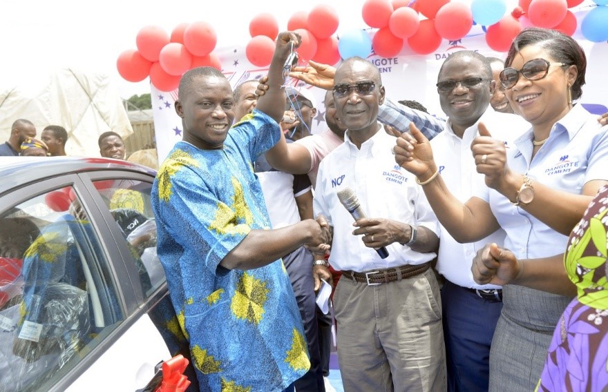 Dangote Cement ‘Bag of Goodies’ promo records first star prize winner