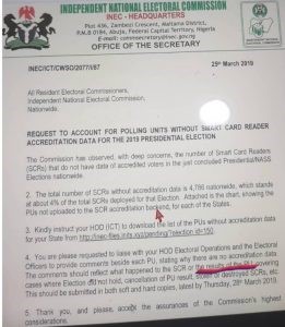 2019 elections: Ex-presidential aide releases evidence of INEC server