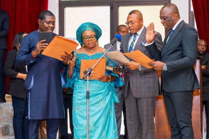 Okowa swears-in eight Delta commissioners