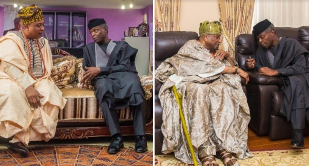 Osinbajo consults Yoruba monarchs over South-West insecurity