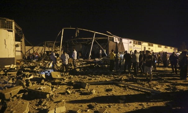 Nigerians among dead at bombed Libya detention camp – IOM