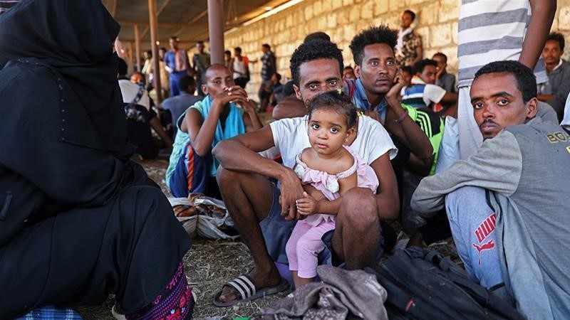 Warring factions bomb migrants’ detention centre in Libya