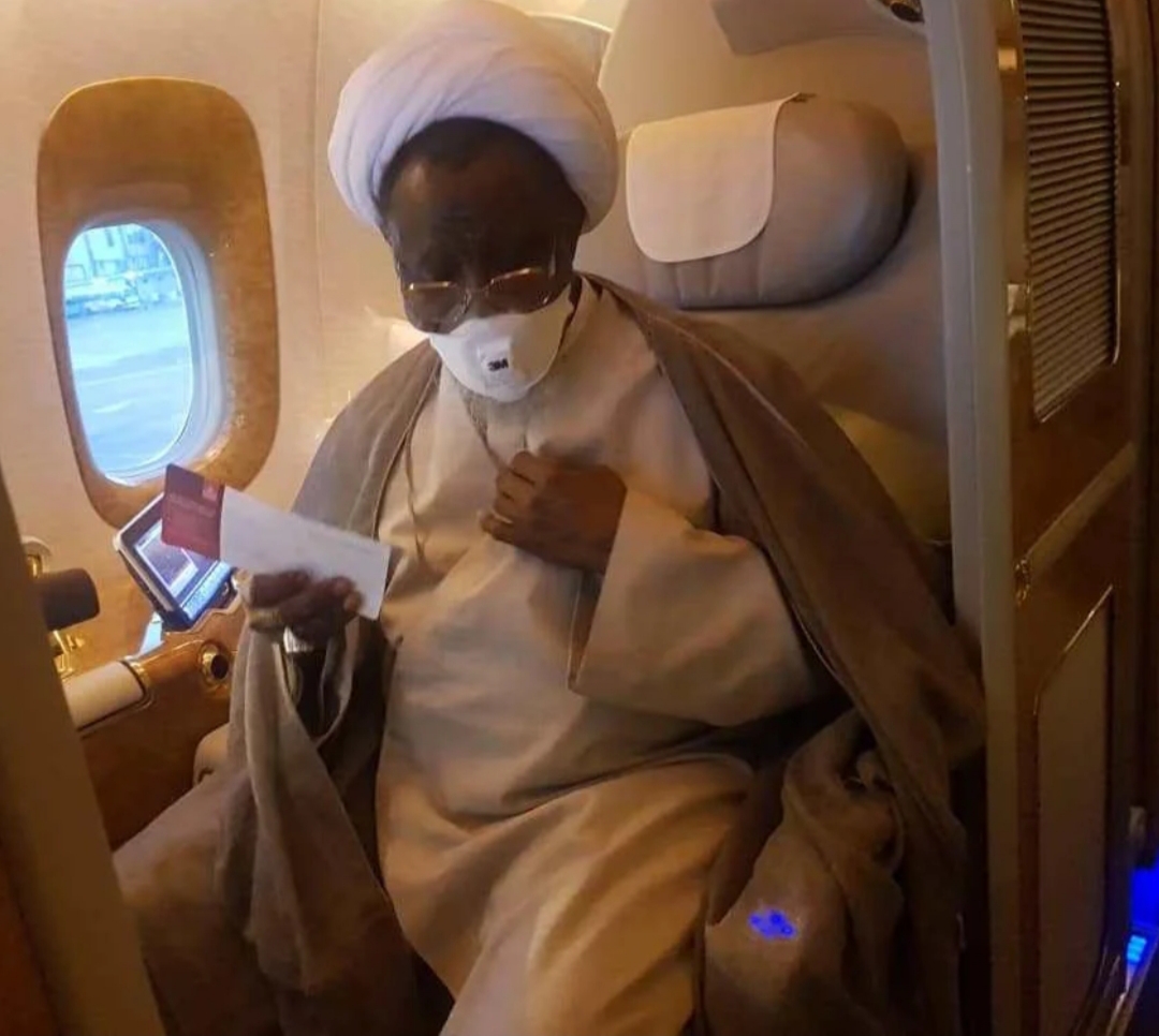 El-Zakzaky, wife depart Abuja for India
