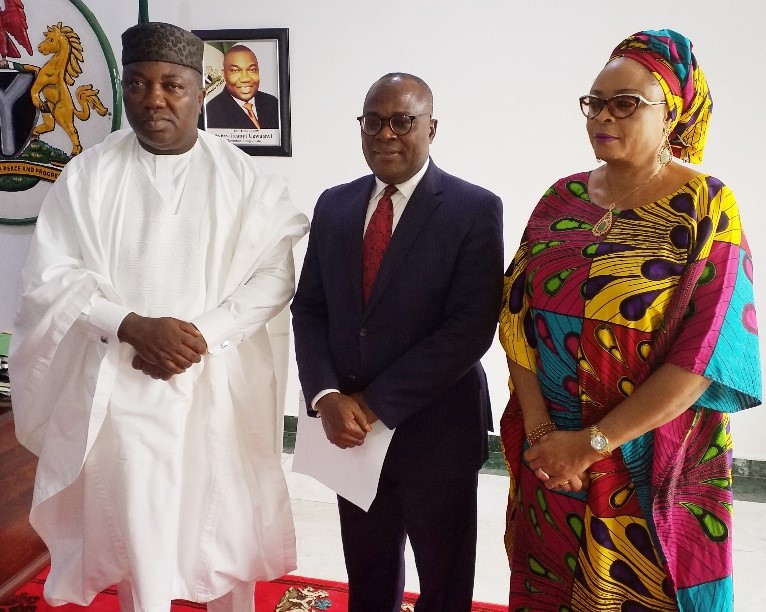 Enugu: Gov. Ugwuanyi swears in Prof. Ortuanya as SSG