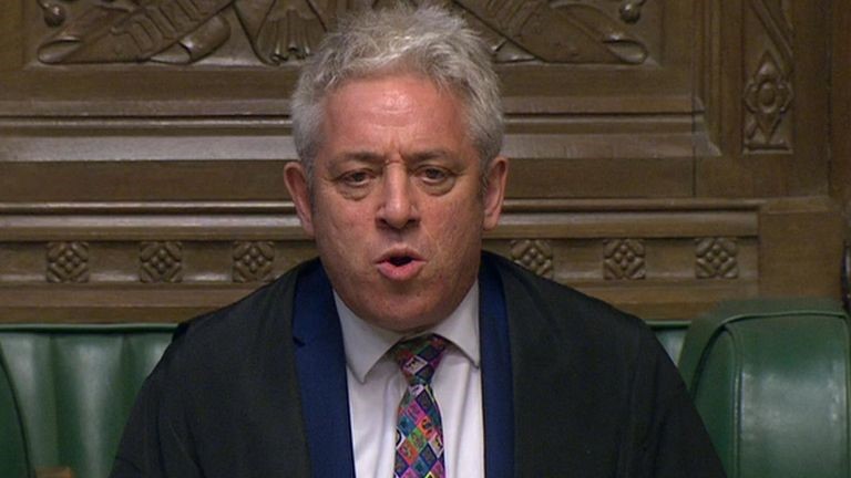UK parliament Speaker vows to stop PM from no-deal brexit