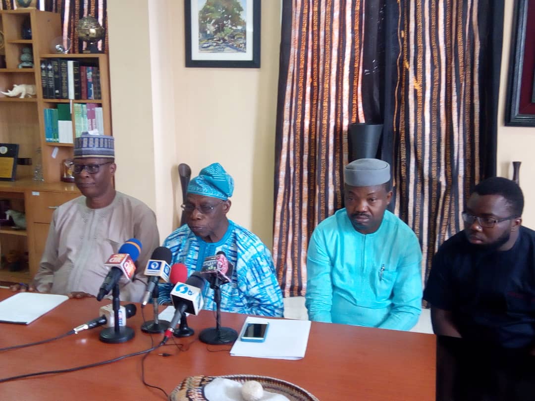 BREAKING: Obasanjo meets with Fulani leaders over kidnapping in Southwest