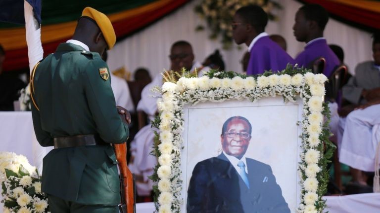 Zimbabwe finally buries ex-pres. Mugabe