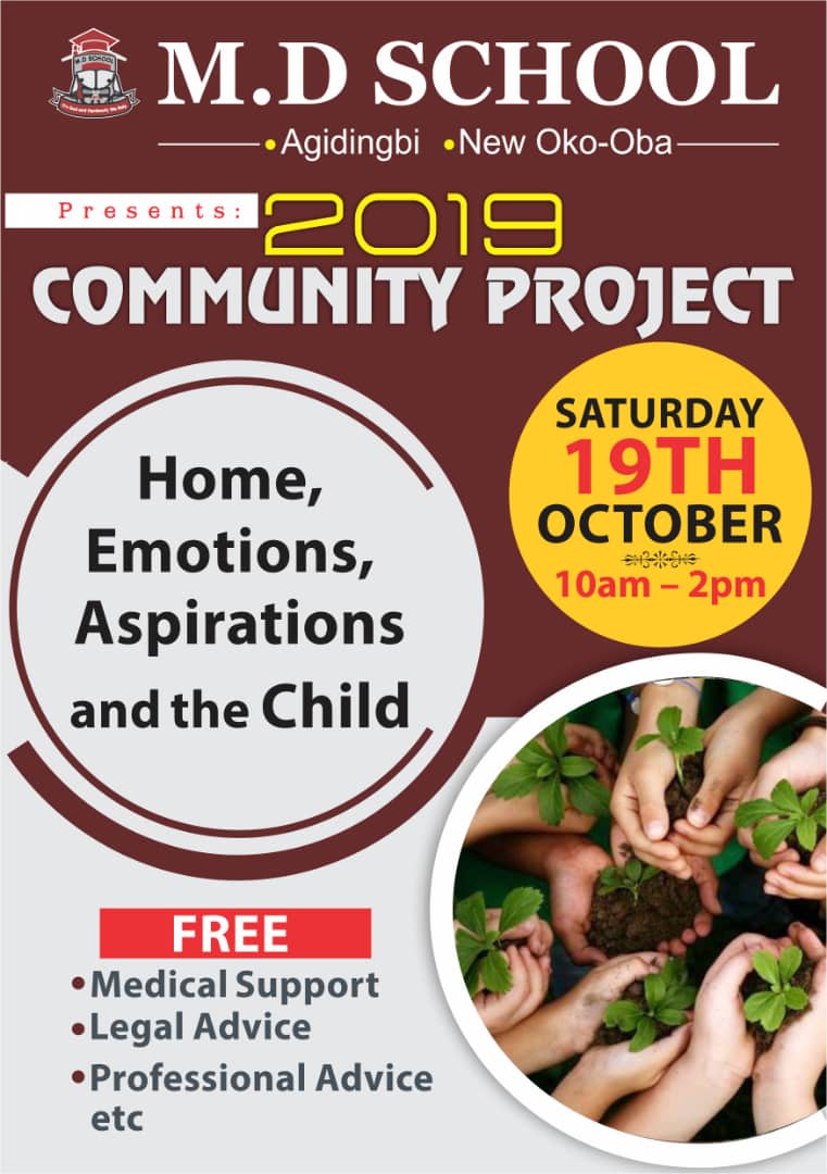 M.D School embarks on 2019 community project