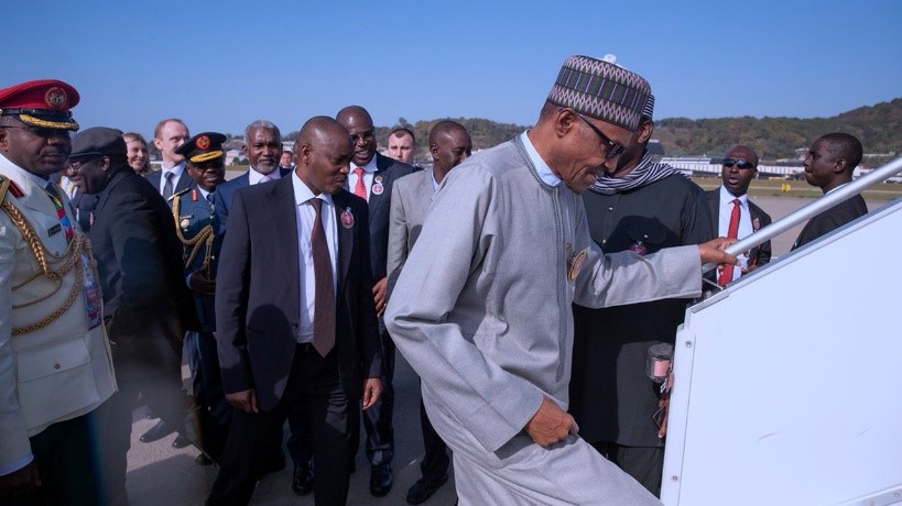 Buhari returns to Abuja after Russia–Africa Summit