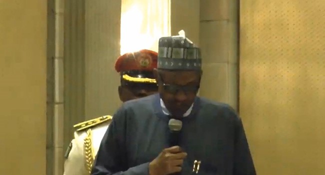 Don’t forget your country – Buhari tells Nigerians in South Africa