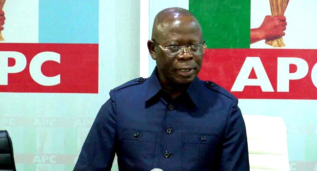 Edo APC suspends National Chairman, Adams Oshiomhole