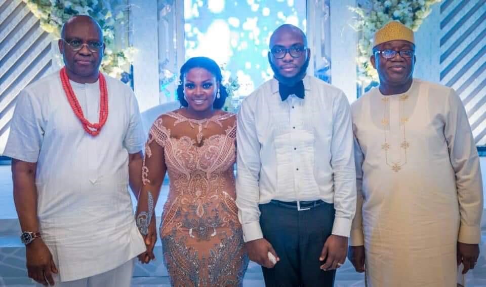 Fayemi attends Fayose son’s wedding in Lagos