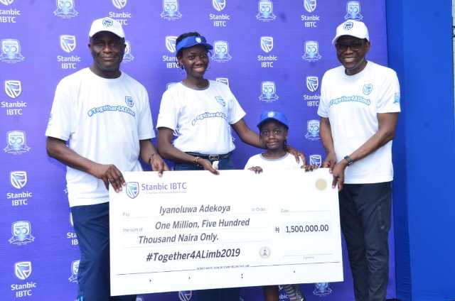 Stanbic IBTC initiative provides succour for limbless children