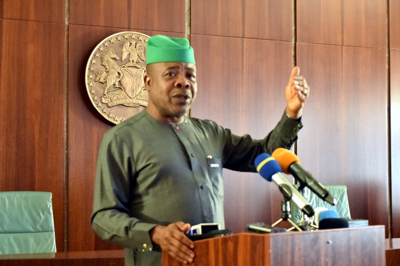 Gov. Ihedioha swears in nine new judges