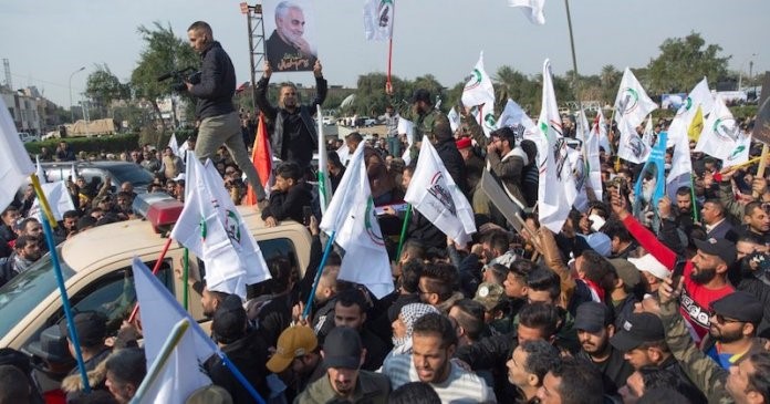 Protesters condemn US killing of Iranian General