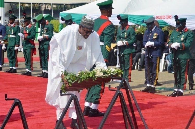 Buhari presides over 2020 wreath-laying ceremony for fallen heroes