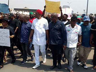 Imo guber: Again, protesters march in Owerri against Supreme Court judgment
