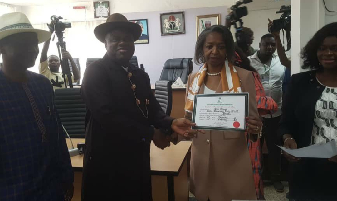 BREAKING: INEC declares Diri as winner of Bayelsa guber election, presents CoR