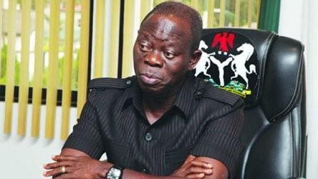 Security operatives bar youths from harassing Oshiomhole