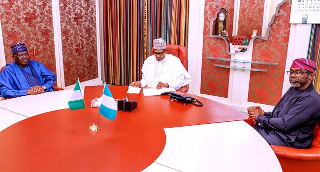 Buhari, Lawan, Gbajabiamila meet over Nigeria’s security