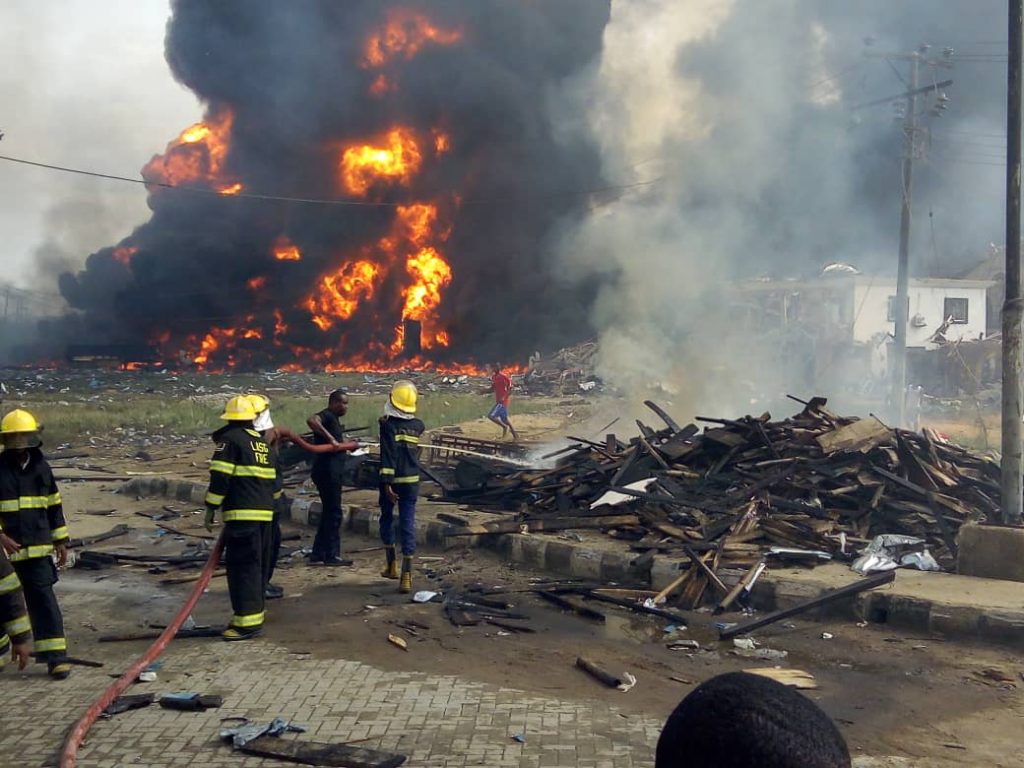 BREAKING: 15 die in Lagos explosion