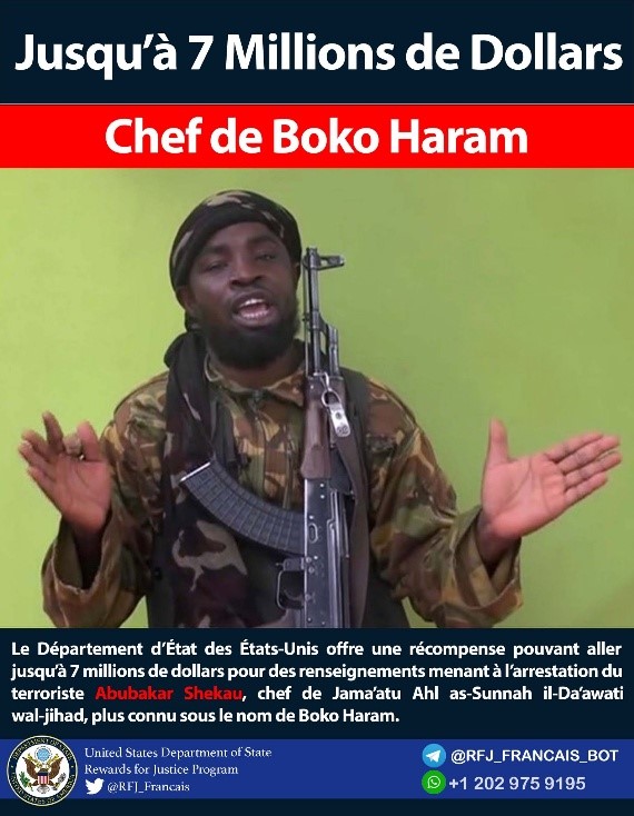 US offers $7m bounty for Boko Haram leader