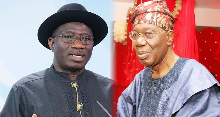 Ex-President Jonathan felicitates with Chief Shonekan at 84