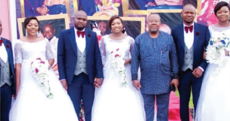 Why we married same day, at same venue – Triplets, wives