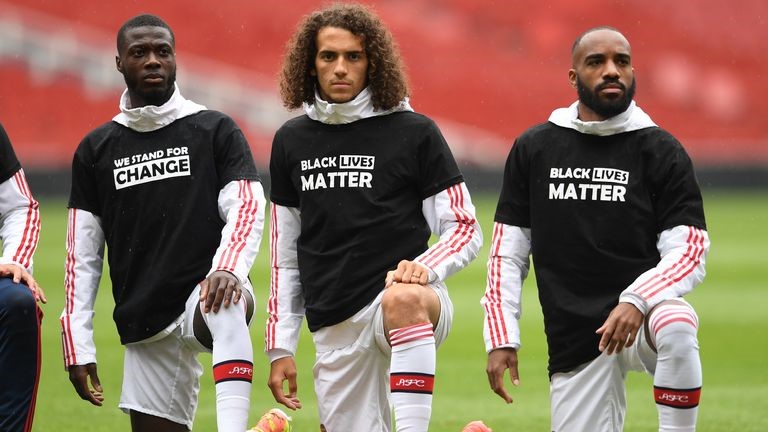 Premier League players to have ‘Black Lives Matter’ replacing names on shirts