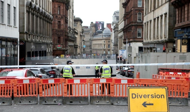 Scottish Police name man shot dead during knife attack