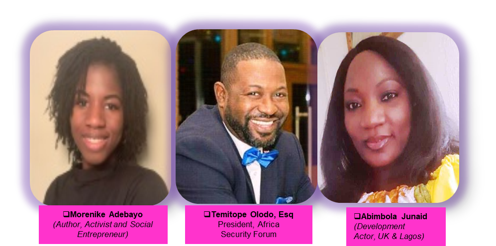 Junaid, Adebayo, Olodo for 2nd ITREALMS-DigitalSENSE webinar series