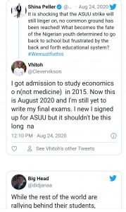 ASUU strike reactions