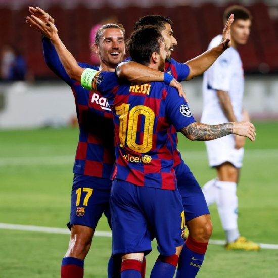 Messi fires Barcelona to crunch quarter-final match with Bayern Munich