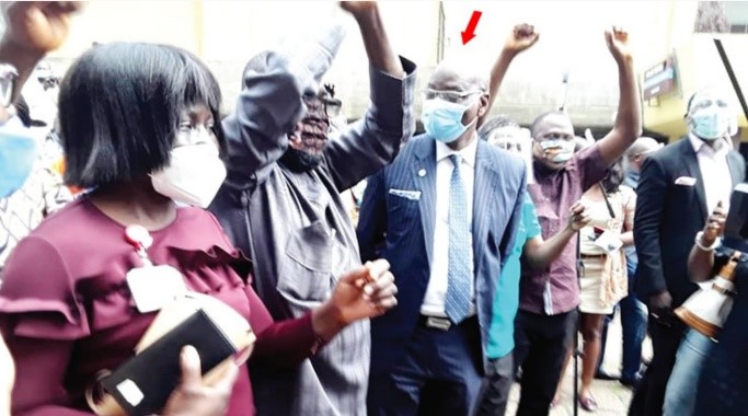 Sacked UNILAG VC heads for court, leads workers’ protest