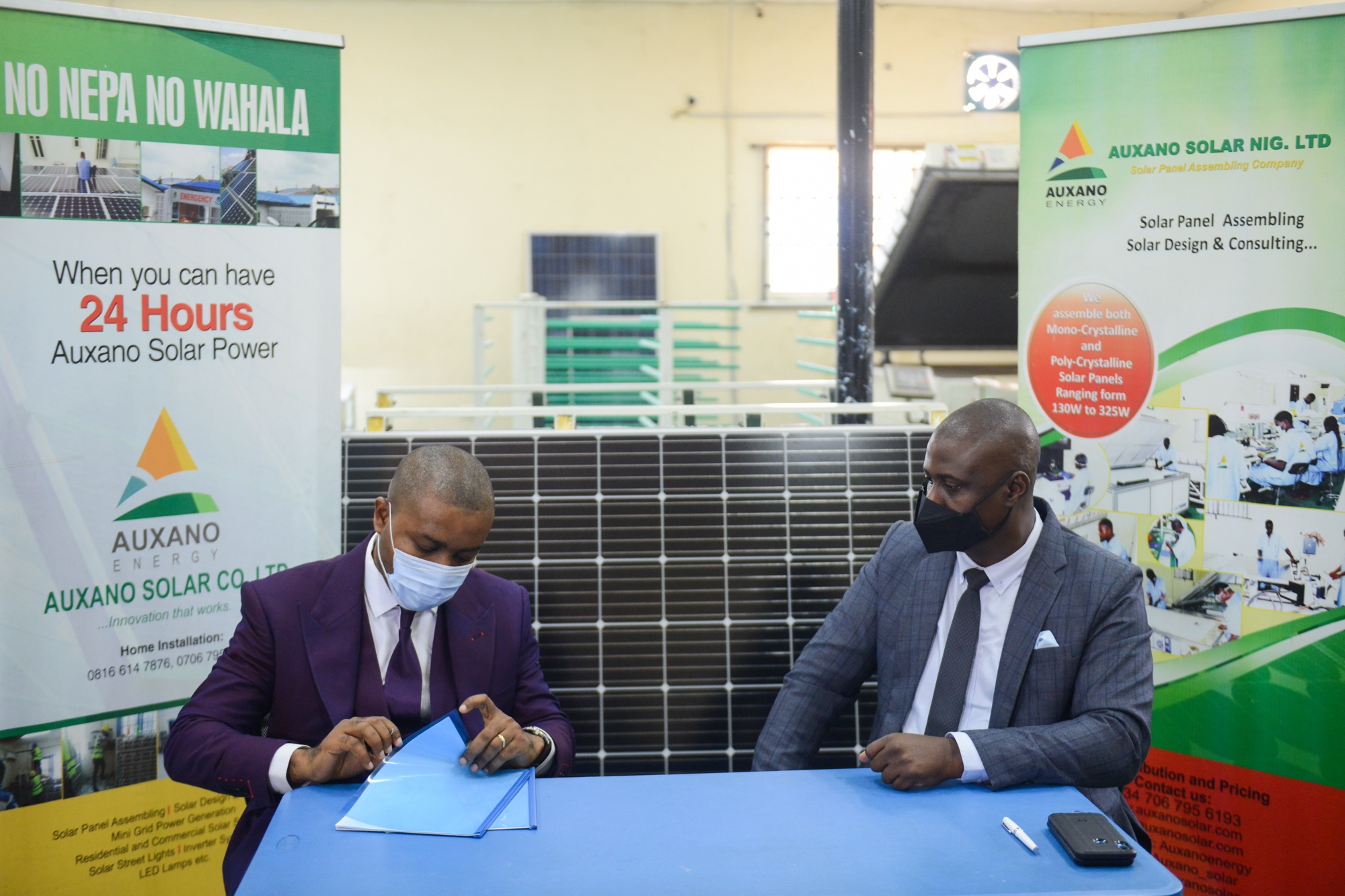All On, Auxano Solar Nigeria sign $1.5m investment deal for solar panel assembly Plant Expansion