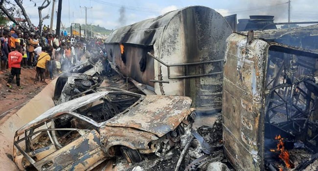 Buhari mourns as Kogi tanker fire claims 23 lives