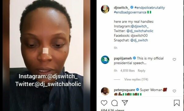 #ENDSARS: People were falling left, right –  DJ Switch recalls Lekki shooting night