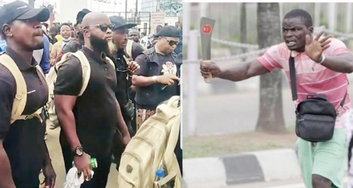 Lagos protesters hire bouncers to ward off attackers