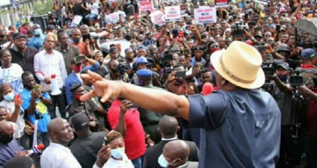 Wike makes U-turn, joins #EndSARS protests