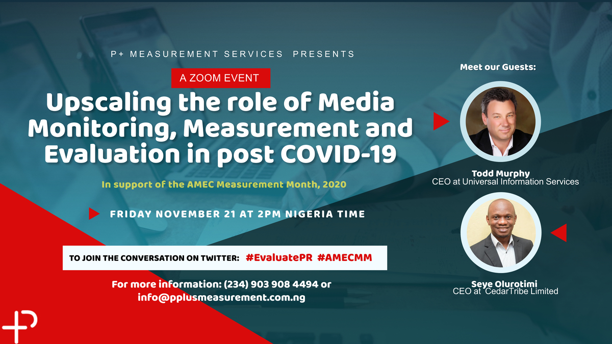 P+ Measurement Services spearheads AMEC Measurement Month Campaign in Nigeria