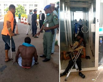 Video: Physically-challenged persons protest neglect, invade National Assembly Complex