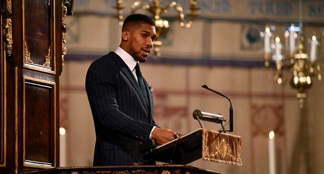 Ogun state names street after Anthony Joshua