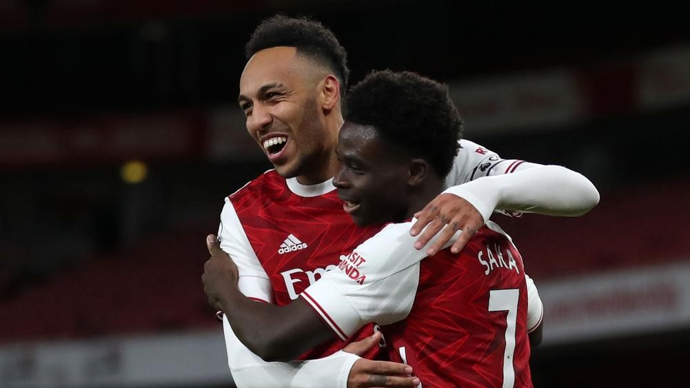 Aubameyang, Saka seal Arsenal victory against Newcastle