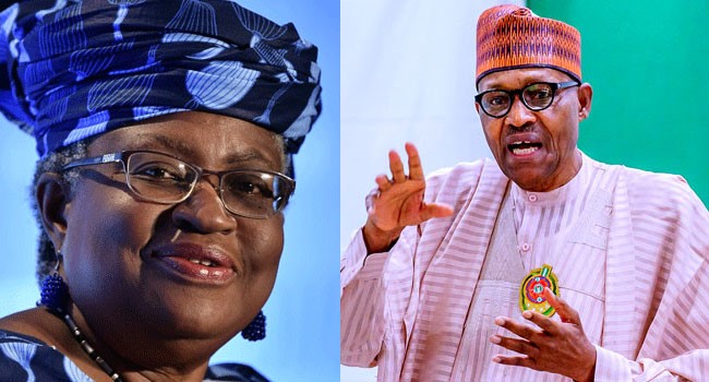 Buhari celebrates US endorsement of Okonjo-Iweala for WTO job