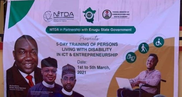 Enugu govt partners NITDA on IT training of physically-challenged youths